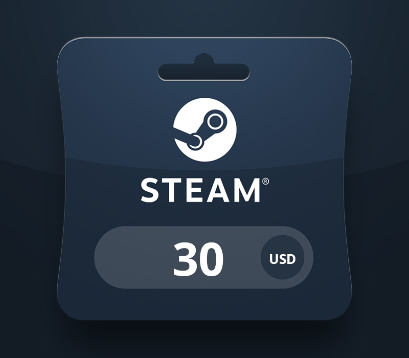 Steam Wallet USD 30 Gift Card GT