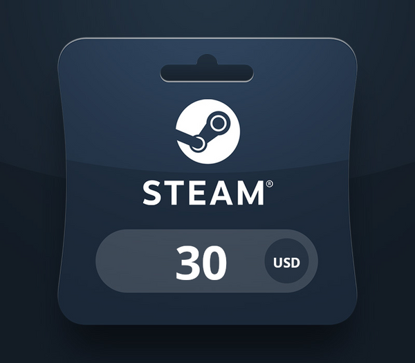 Steam Wallet USD 30 Gift Card TJ