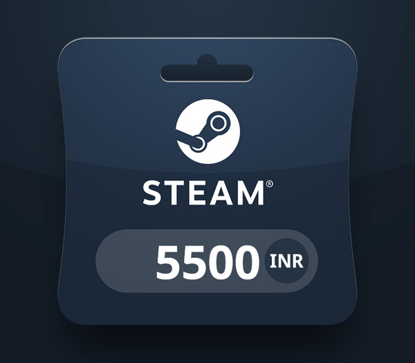 Steam Wallet INR 5500 Gift Card IN