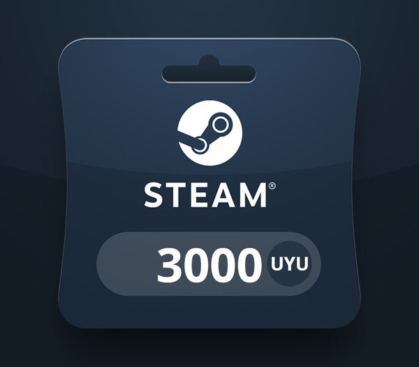Steam Wallet UYU 3000 Gift Card UY