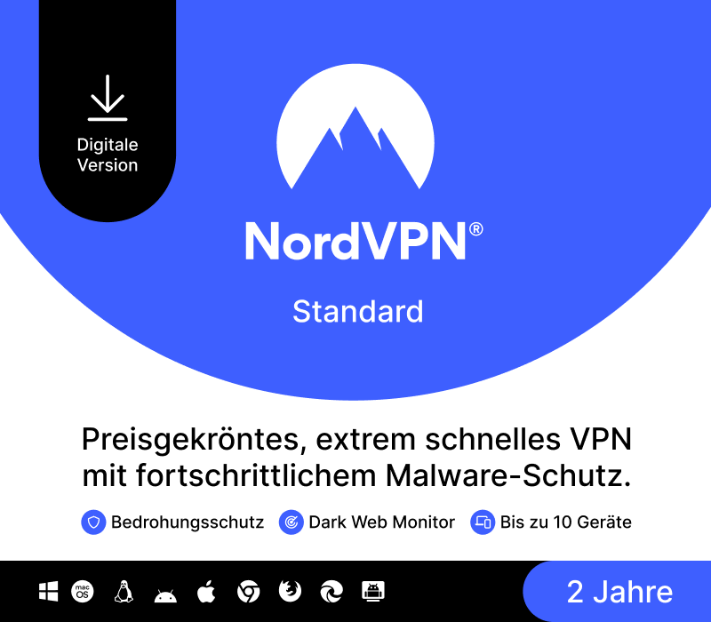 NordVPN Standard DE Key (2 Years / 10 Devices)