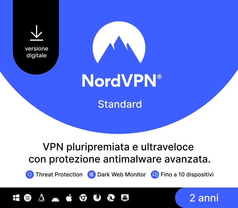 NordVPN Standard IT Key (2 Years / 10 Devices)