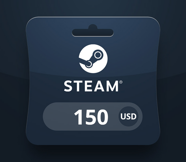 Steam Wallet USD 150 Gift Card BH