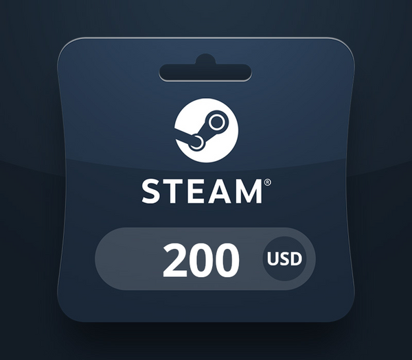 Steam Wallet USD 200 Gift Card BH