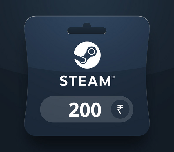 Steam Wallet INR 200 Gift Card IN