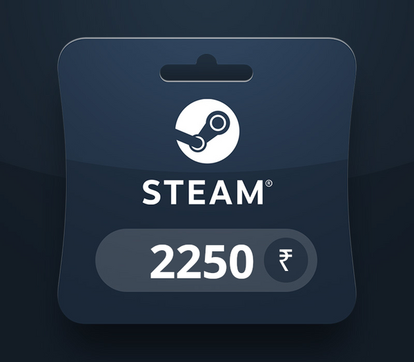 Steam Wallet INR 2250 Gift Card IN