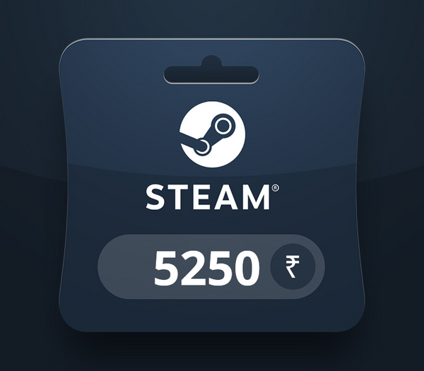 Steam Wallet INR 5250 Gift Card IN