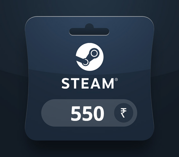 Steam Wallet INR 550 Gift Card IN