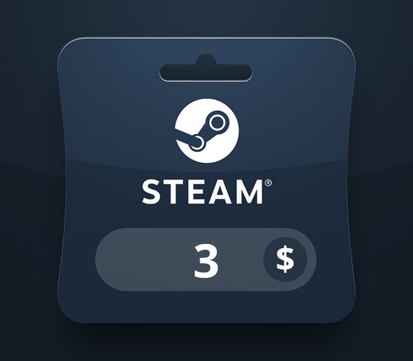 Steam Wallet USD 3 Gift Card BO