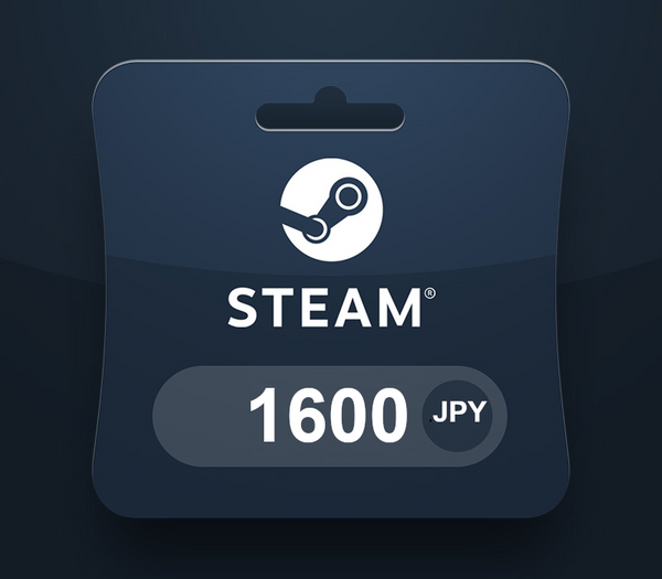 Steam Wallet JPY 1600 Gift Card JP