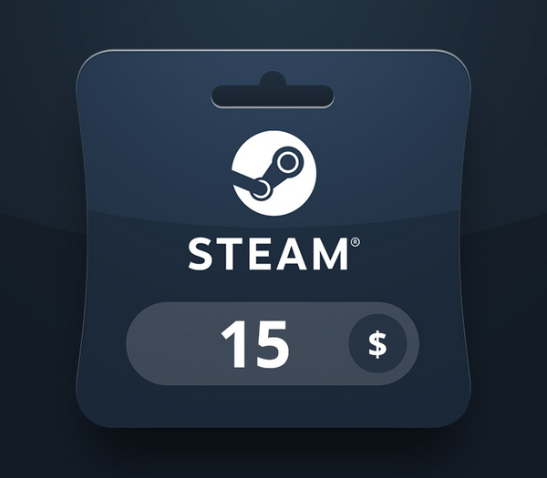 Steam Wallet USD 15 Gift Card DZ