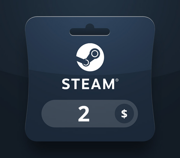 Steam Wallet USD 2 Gift Card YE