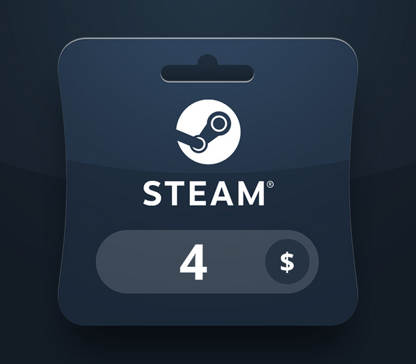 Steam Wallet USD 4 Gift Card DZ