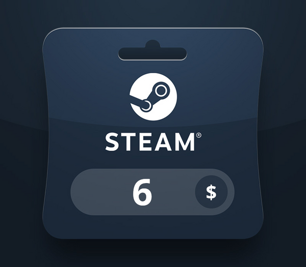 Steam Wallet USD 6 Gift Card NP