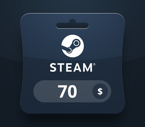Steam Wallet USD 70 Gift Card YE