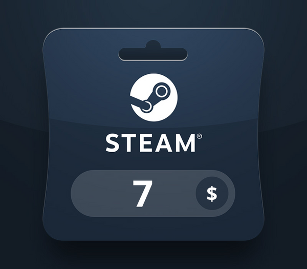 Steam Wallet USD 7 Gift Card BH