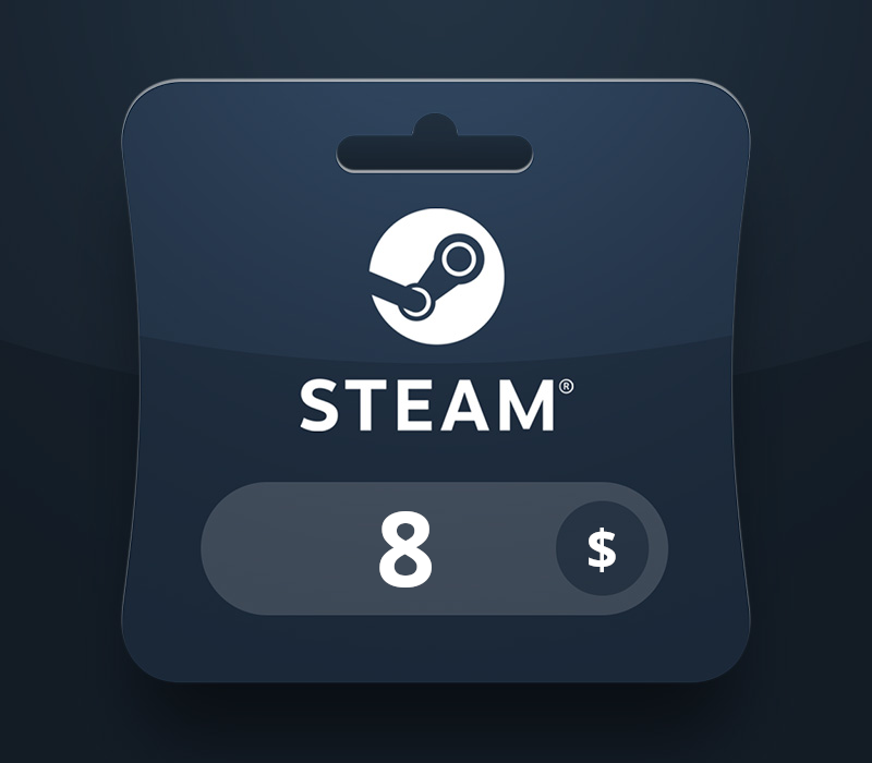 Steam Wallet USD 8 Gift Card YE