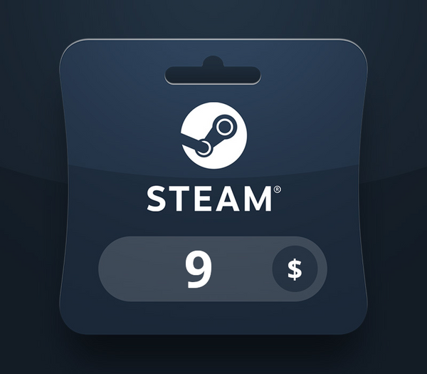 Steam Wallet USD 9 Gift Card BH