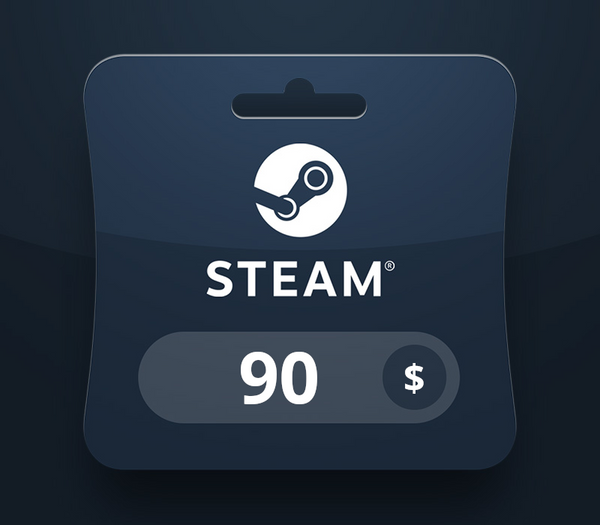 Steam Wallet USD 90 Gift Card BD