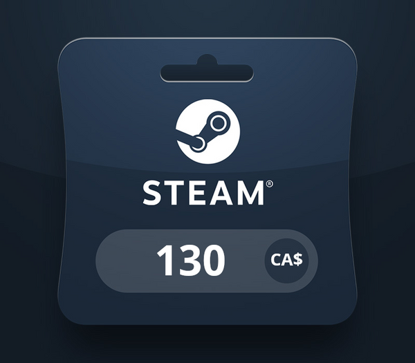 Steam Wallet CAD 130 Gift Card