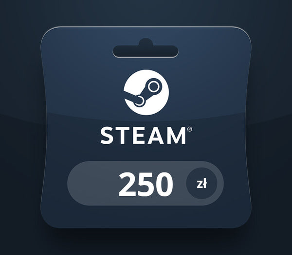 Steam Wallet PLN 250 Gift Card