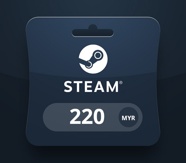 Steam Wallet MYR 220 Gift Card MY