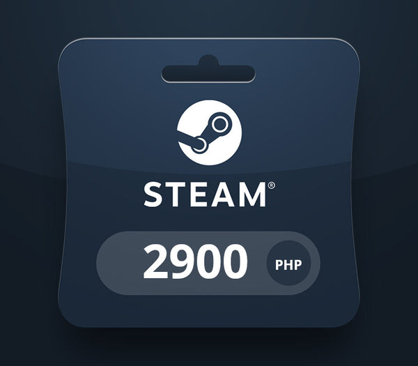 Steam Wallet PHP 2900 Gift Card PH