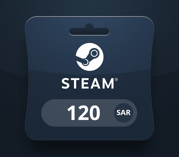 Steam Wallet SAR 120 Gift Card SA