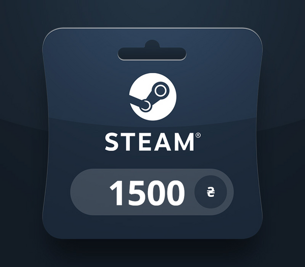 Steam Wallet UAH 1500 Gift Card UA