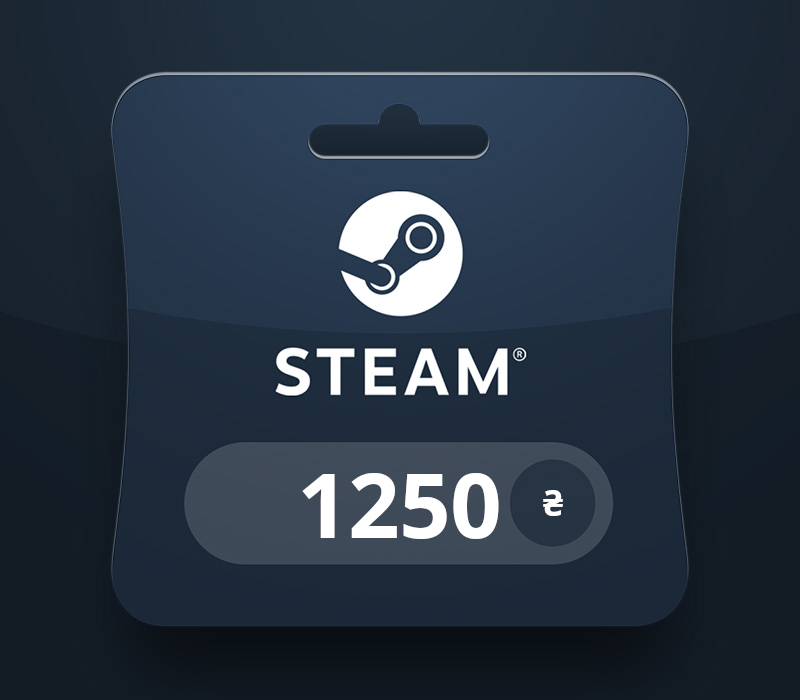 Steam Wallet UAH 1250 Gift Card UA