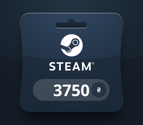 Steam Wallet UAH 3750 Gift Card UA
