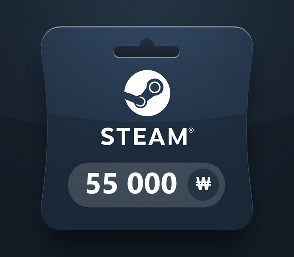 Steam Wallet KRW 55000 Gift Card KR