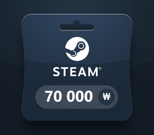 Steam Wallet KRW 70000 Gift Card KR