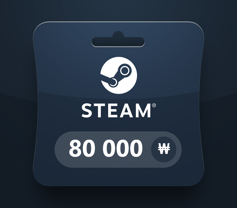 Steam Wallet KRW 80000 Gift Card KR