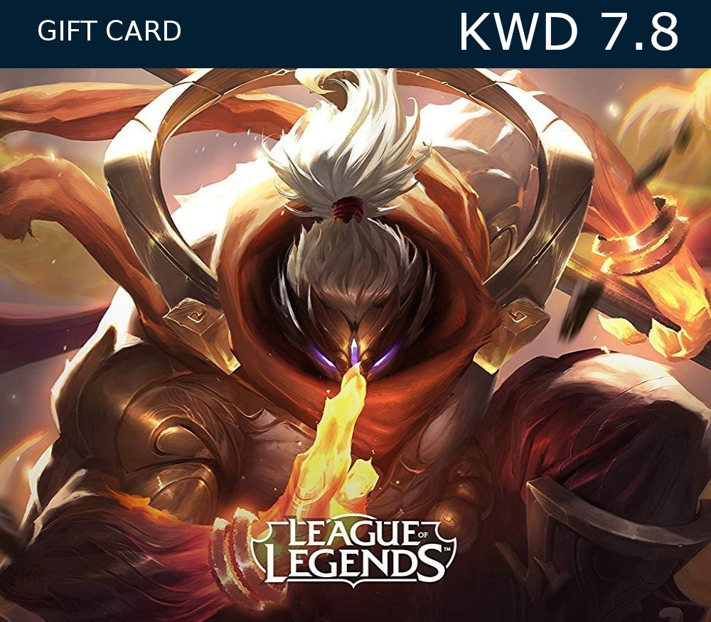 League of Legends KWD 7.8 Prepaid RP Card KW