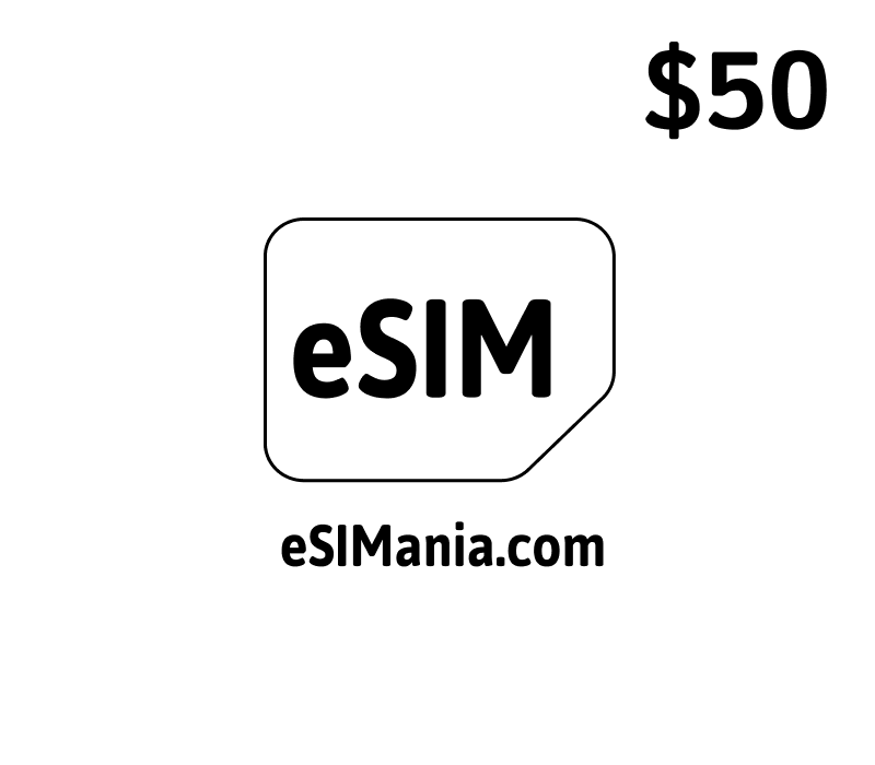 eSIMoney USD 50 eSIMania.com Gift Card