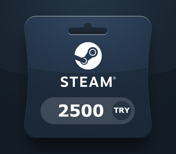 Steam Wallet TRY 2500 Gift Card TR