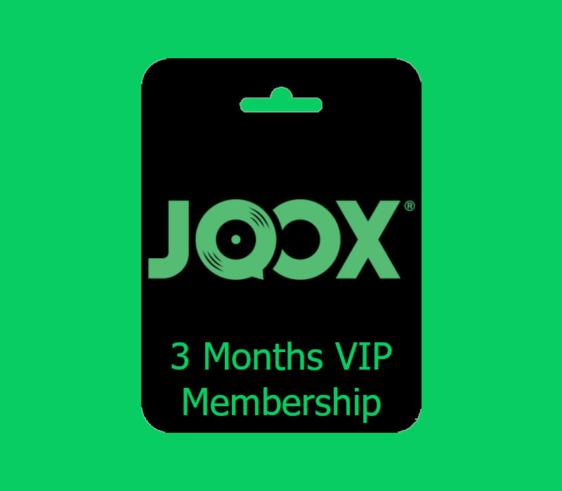 JOOX 3-Months VIP Membership Subscription Key MY
