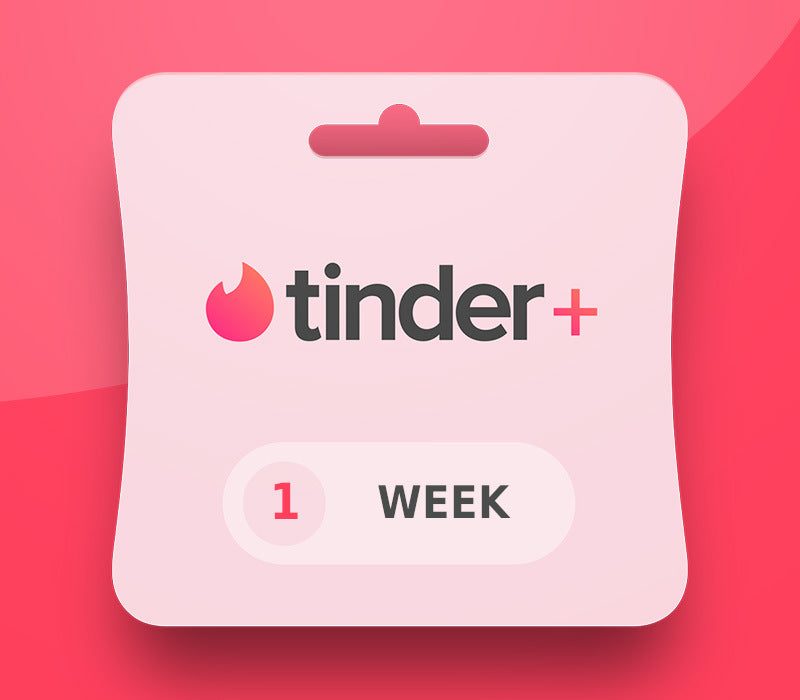Tinder Plus - 1 Week Subscription Key CH