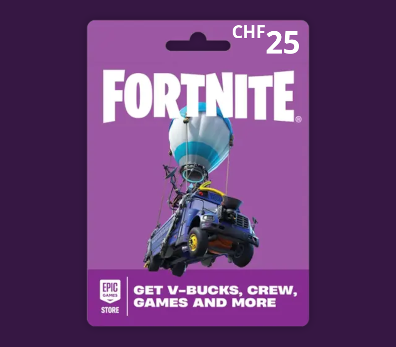 Fortnite CHF 25 PC Epic Games Gift Card CH
