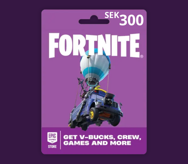 Fortnite SEK 300 PC Epic Games Gift Card SE