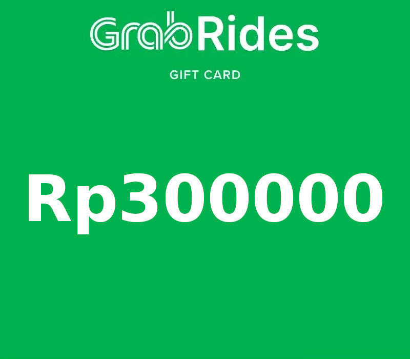 Grab Rides IDR 300000 Gift Card ID