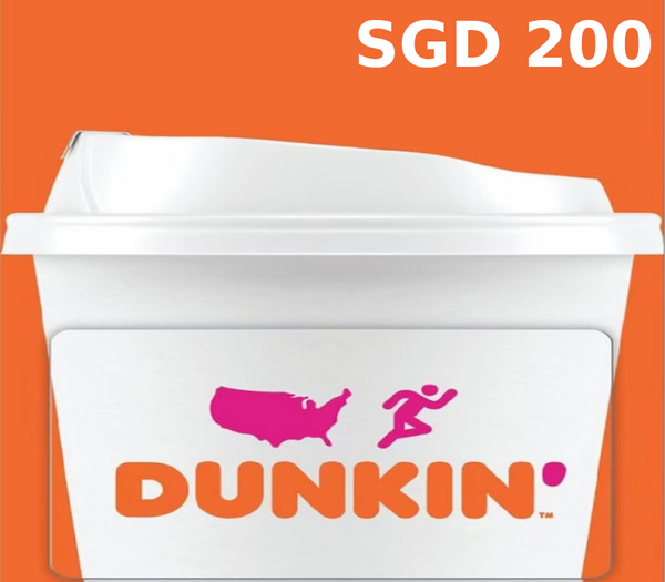 Dunkin Donuts SGD 200 Gift Card SG