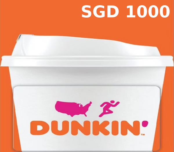 Dunkin Donuts SGD 1000 Gift Card SG