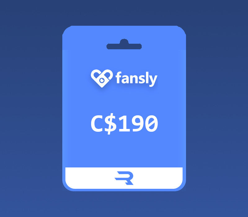 Rewarble Fansly CAD 190 Gift Card