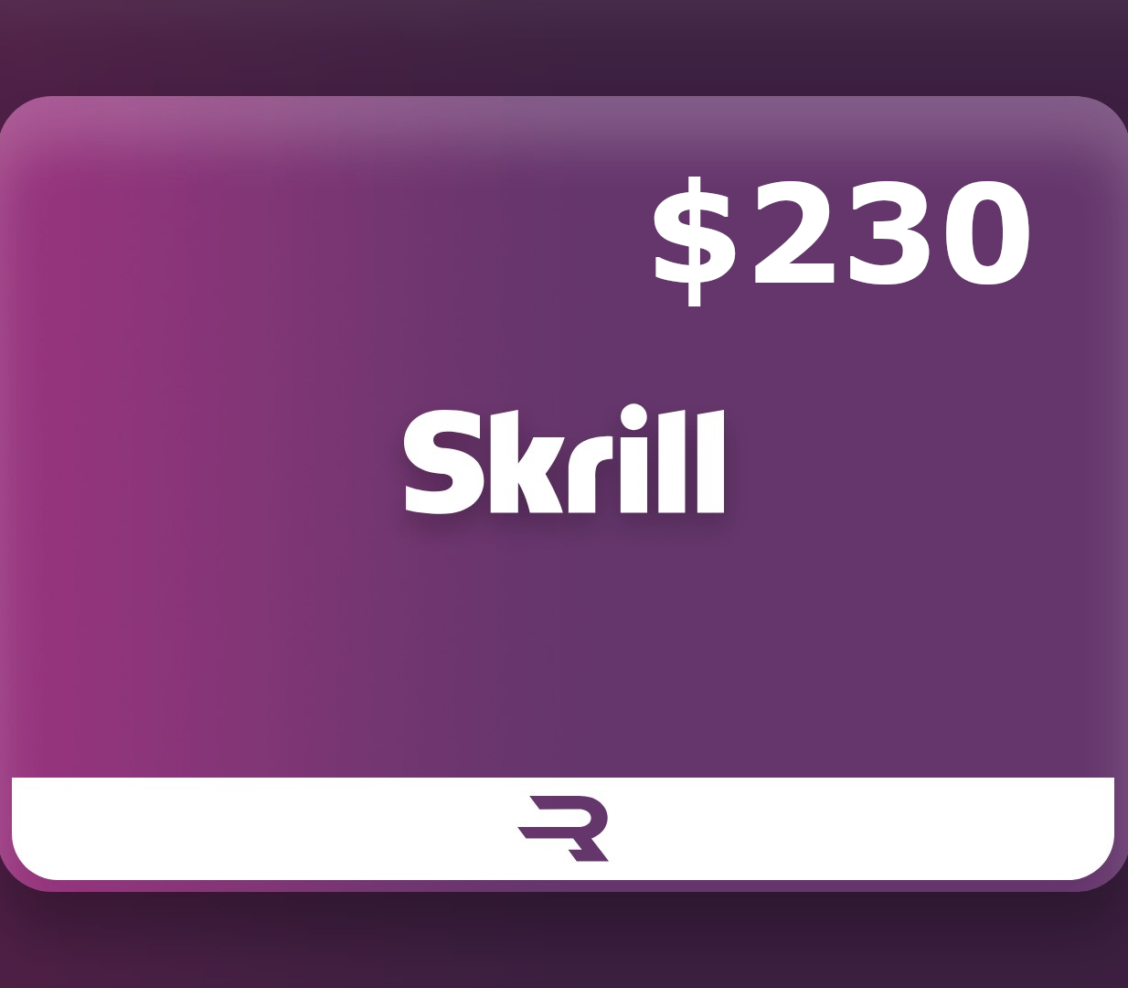 Rewarble Skrill USD 230 Gift Card