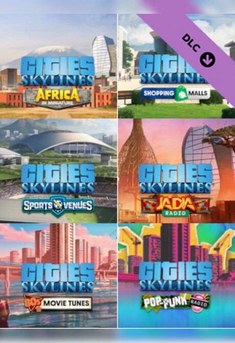Cities: Skylines - World Tour Bundle 2 (PC) - Steam Key - GLOBAL