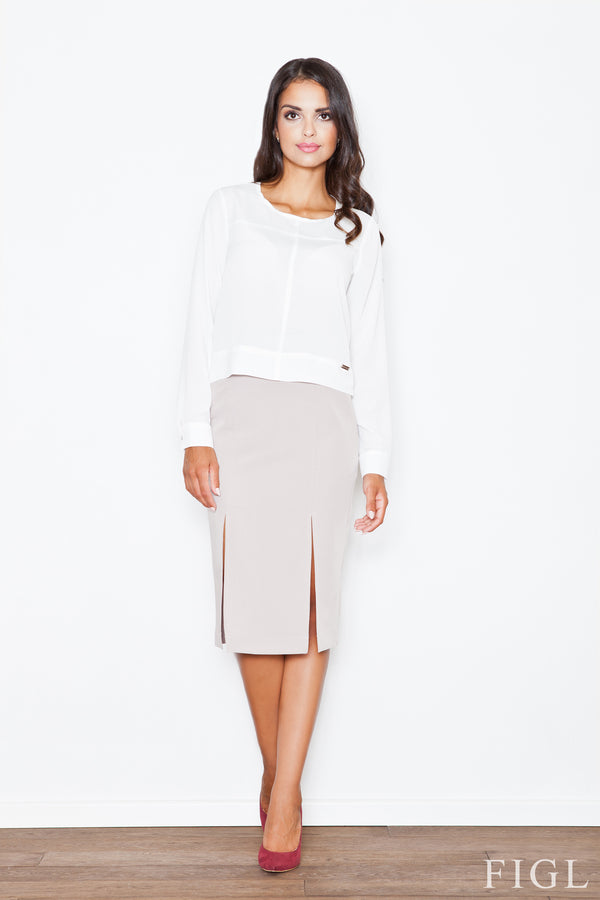 Jupe femme Figl — beige
