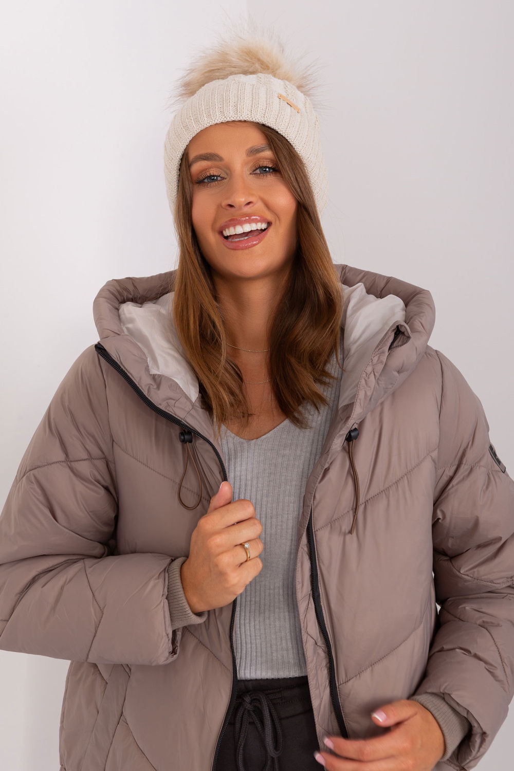 Bonnet femme Rue Paris — beige
