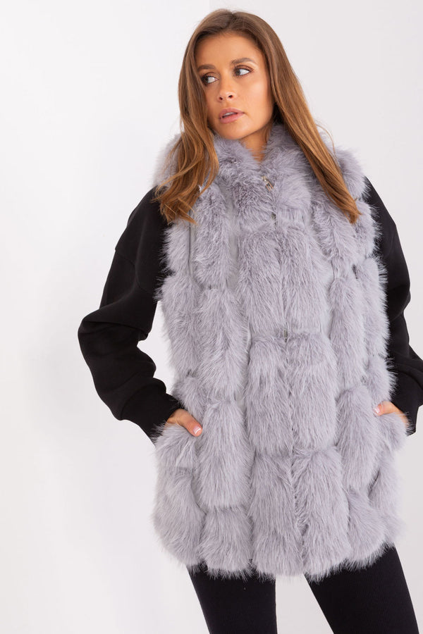 Gilet femme AT — gris